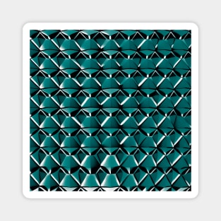 3D Geometric Polygon (Munsell Blue) Magnet