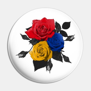 Armenia Roses Pin