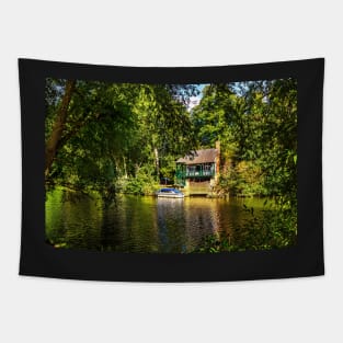 A Picturesque Boathouse Near Benson Tapestry