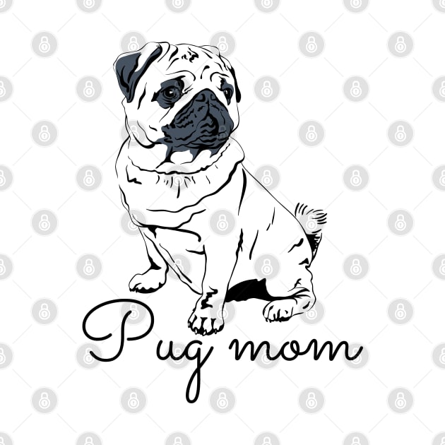 Pug Mom by Mplanet