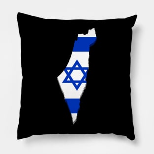 Israel map design Pillow