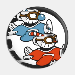 Cuphead + Mugman Pin