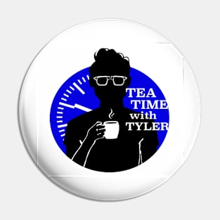 Tea Time With Tyler Logo Art Pin