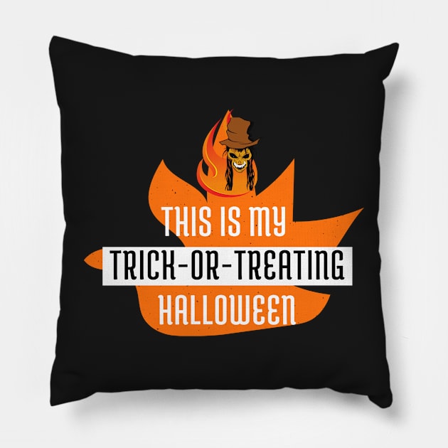 This is my Trick or Treating Pillow by O.M design