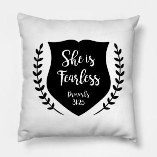 She Is Fearless Light Pillow