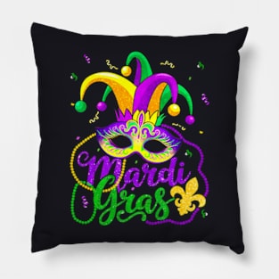 Mardi Gras For Women Kids Men Beads Mask Feathers Hat Pillow