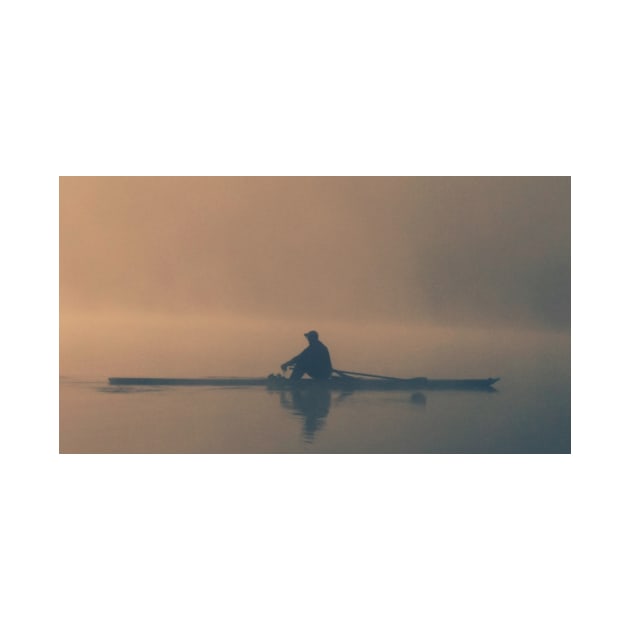 Rowing in Fog by PhotoT