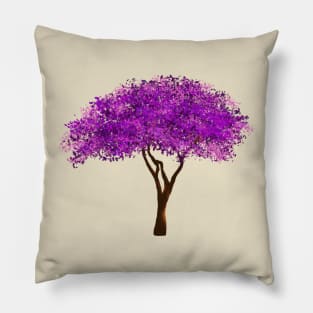 Pink tree Pillow