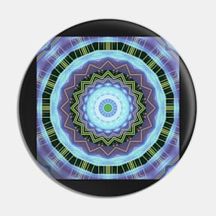 Circuitboard fire Kaleidoscope Pattern (Seamless) 9 Pin