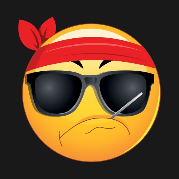 Badass Biker Emoji by EmojiMan