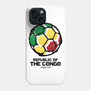 Republic of the Congo Football Country Flag Phone Case