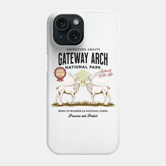 Gateway Arch National Park Phone Case by Alien Bee Outdoors