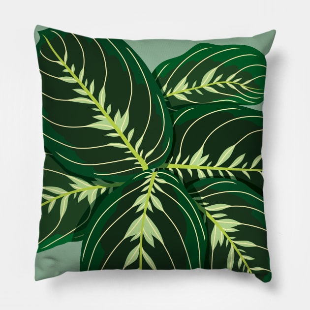 Maranta Cat Mustache Pillow by LEO+SKYLAR