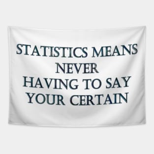 Funny One-Liner “Statistics” Joke Tapestry