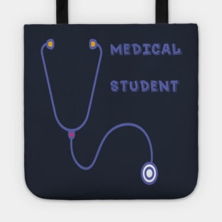 medical student t-shirt , Stethoscope T-Shirt Tote