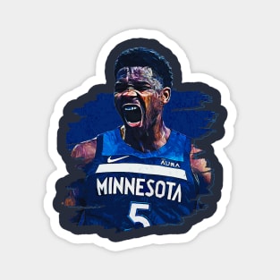 Anthony edwards || Minnesota Timberwolves || Front Back Magnet