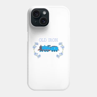 "Old Iron" Cross Stitch – Edward the Blue Engine Phone Case