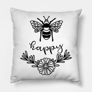 Bee Happy Pillow