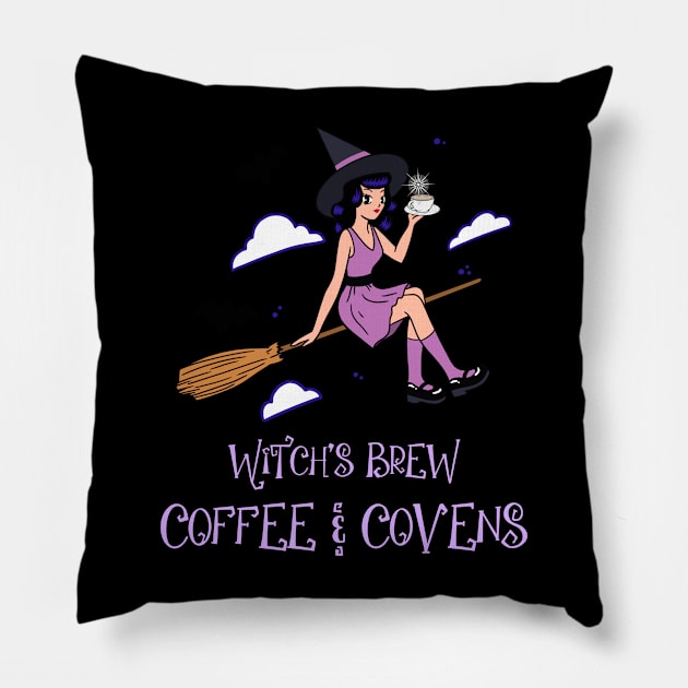 Witch's Brew Pillow by Ghoulverse