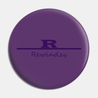 iRewindzy logo & Text purple Pin