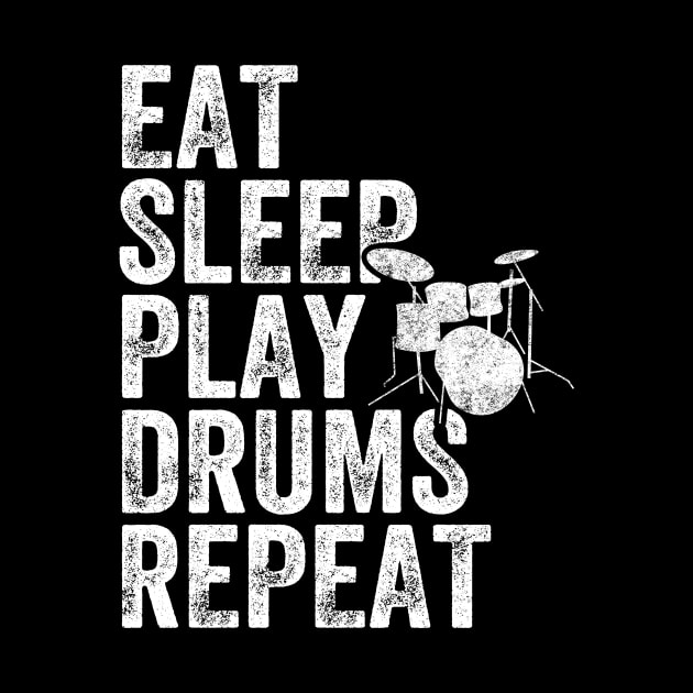 Eat sleep play drums repeat by captainmood