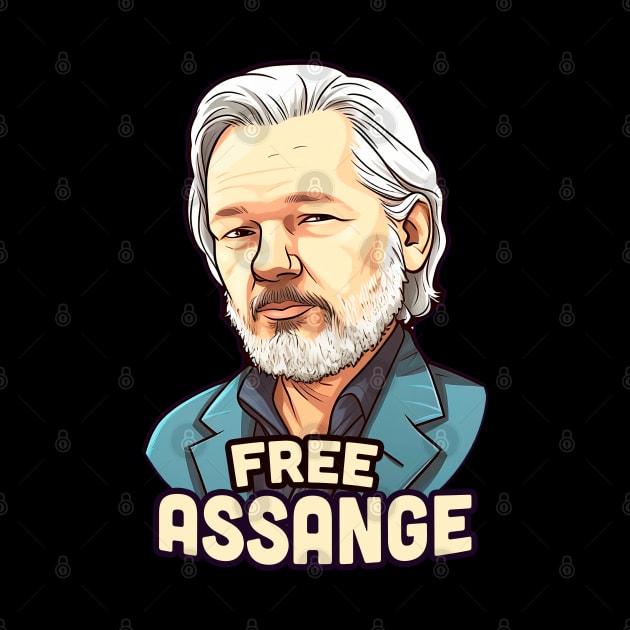 Free Julian Assange by 3coo