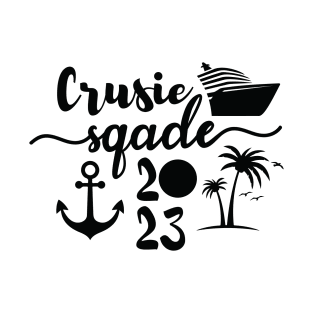 Cruise Squad 2023 Summer Vacation Boys Trip T-Shirt