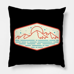 Mountain and Sea Pillow