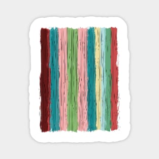 coloured wood Pattern Magnet