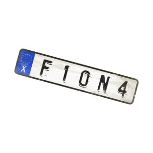 Fiona - License Plate T-Shirt