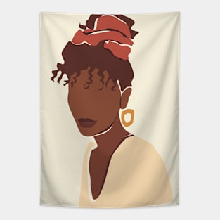 Beautiful Women Mid Century Illustration Tapestry