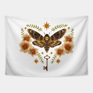 Mystic Folk Hawkmoth - Ivory Tapestry