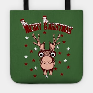 Merry Christmas Reindeer Tote