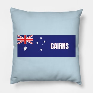 Cairns City in Australian Flag Pillow