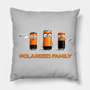 "Stay Positive" - Battery Family Pillow