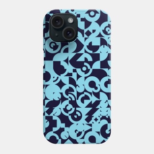 Electronic Musician Synthesizer Pattern Blue Phone Case