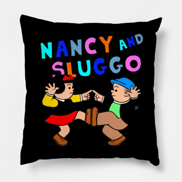 Nancy  Sluggo Come Dancing Pillow by szymkowski