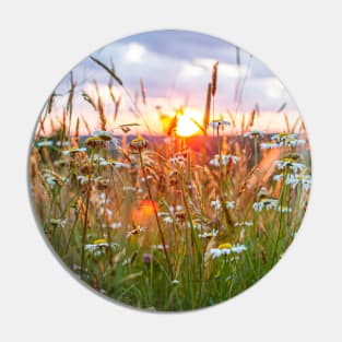 Wildflowers at Sunset Pin