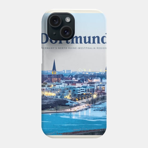 Visit Dortmund Phone Case by Mercury Club