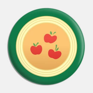 Subtle Brony - Applejack Cutie Circle Pin