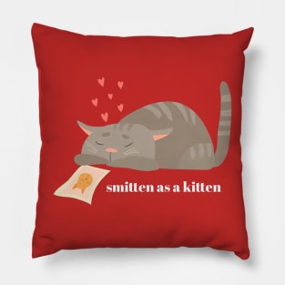 Smitten as a Kitten Pillow