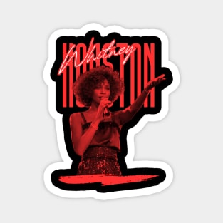 Whitney houston///original retro fan design Magnet