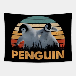 Iceberg Indulgence Penguin Dreams, Tee Triumph for Polar Admirers Tapestry