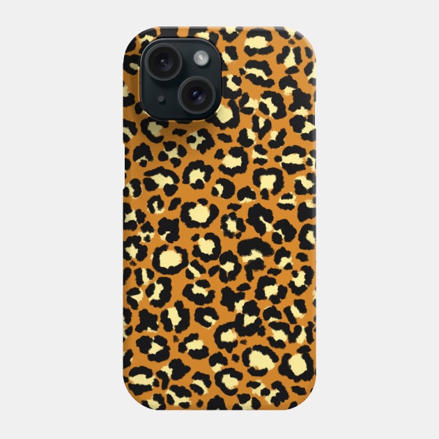 Leopard Pattern in Oatmeal on Camel Phone Case by ButterflyInTheAttic