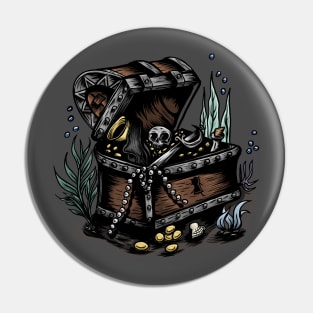 pirates treasure box Pin