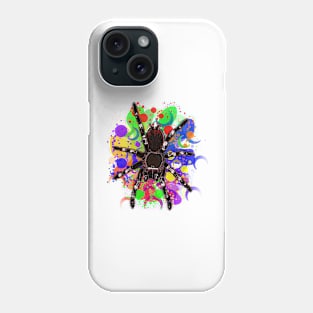 Tarantula Paint Splatter Phone Case