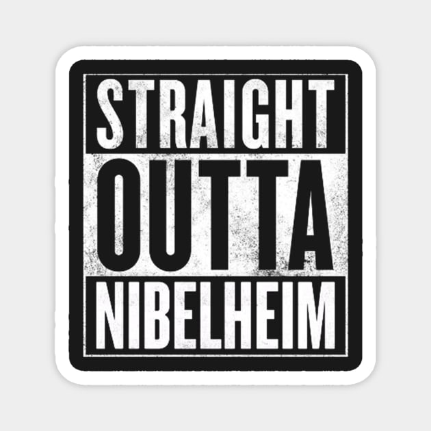 Straight Outta Nibelheim - Final Fantasy VII Magnet by thethirddriv3r