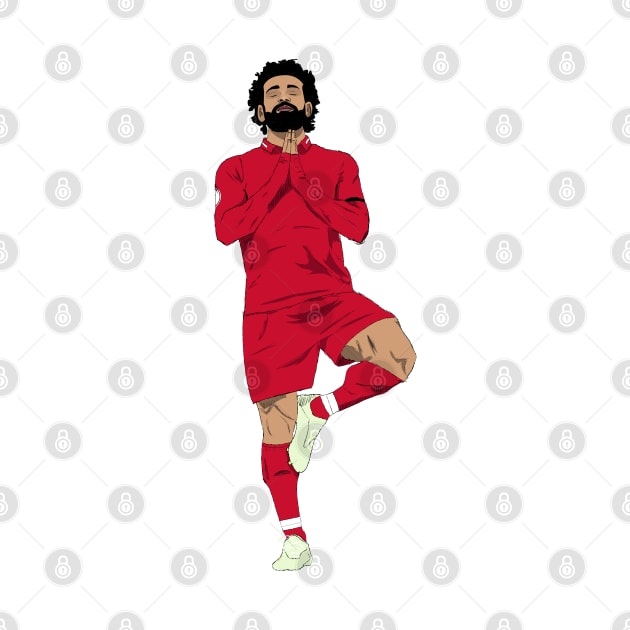 Mohamed Salah Yoga Goal Celebration by WalkDesigns