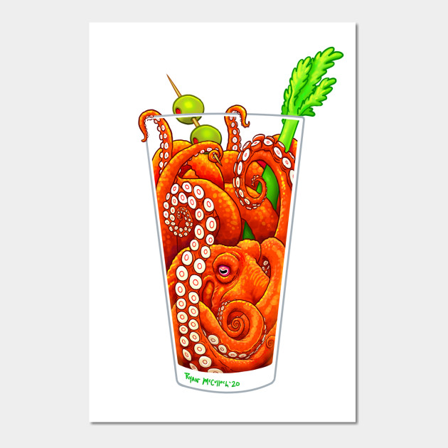 Discover Eight-Legged Bloody Mary - Bloody Mary - Posters and Art Prints