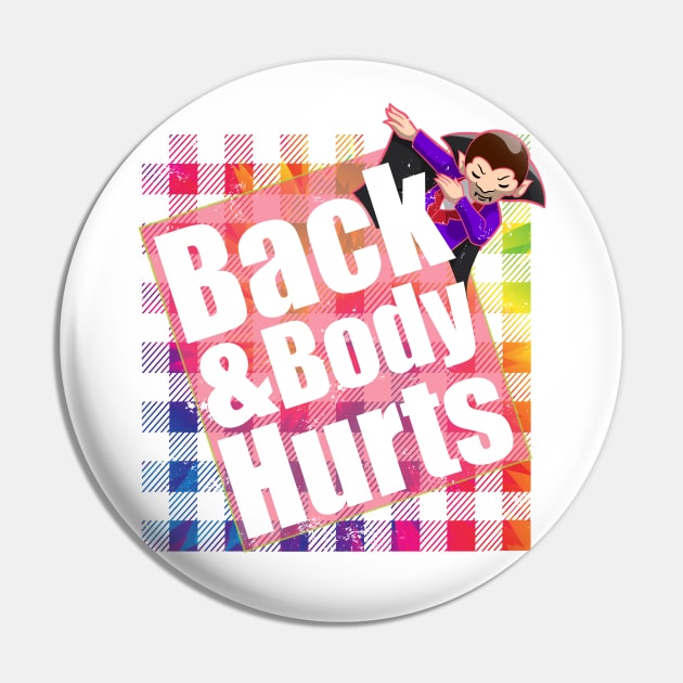 Back & Body Hurts TieDye Plaid Funny Quote Yoga Gym Workout. Pin by alcoshirts